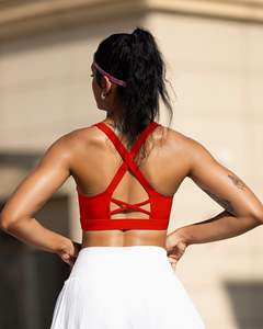 Soutien-gorge de fitness et de yoga pour dames Nouveau design Seamless Stretchy avec coussinets amovibles Grande taille Respirant Fitness & Yoga Wear - Product Image 5