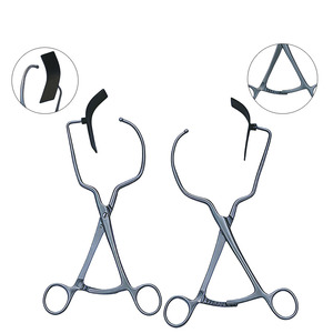 Pinzas de reducción de bloqueo de placa ortopédica Manual aprobadas por CE ISO Instrumento de acero inoxidable de grado médico en forma de L Hasni - Product Image 1