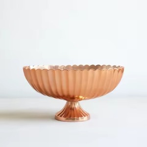 Copper Serving Bowl for Party and Home Use Durable & Eco-Friendly Modern Design Adds Rustic Charm to <b>Table</b> Settings - Product Image 3