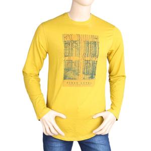 เสื้อยืดแขนยาวผู้ชาย - สีมัสตาร์ด - Product Image 3