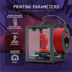 Filament mat WINKLE PLA 1,75 mm 1 kg pour imprimante 3D, vente en gros, FDM, impression facile, sans déformation, fabriqué en Europe, tolérance de 0,05 mm, 60 mm/s - Product Image 6