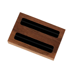Caja de anillo giratorio de nogal negro personalizable, pantalla elegante de madera maciza para compromiso, propuesta de boda, regalo de confesión - Product Image 3