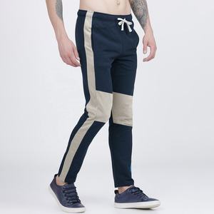 กางเกงรัดรูปสำหรับผู้ชายเนื้อผ้าระบายอากาศสีกรมท่ามีกระเป๋าด้านข้างแบบลำลองสำหรับฤดูร้อน - Product Image 2