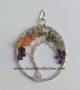 Collar con colgante de cuentas de piedra de ágata personalizado bohemio con cadena de serpiente para regalos a granel - Product Image 1