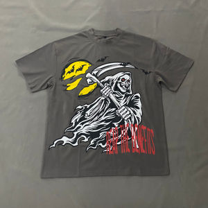 Custom Logo 100%Cotton Screen Printing Stone Washing <b>Vintage</b> <b>Tee</b> Shirt Hip Hop T-Shirt for Men - Product Image 1