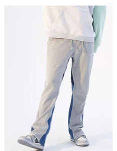 Hot Sale Midweight High Street Sweat <b>Trousers</b> Oversized <b>Men</b> Jogger Baggy Wide Leg <b>Elastic</b> Waist Flared Pants Customized Casual - Product Image 3