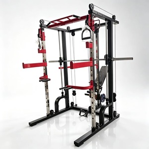 Estación de Fitness Multifuncional de Hierro, Equipo de Gimnasio en Casa Unisex con Sistema de Poleas y Soporte para Barras para un Entrenamiento Completo - Product Image 2
