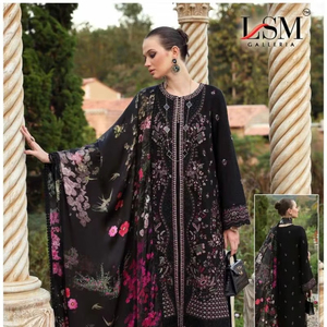 Matériel de robe en coton pour pelouse lourde pakistanaise Catalogue complet disponible au tarif de gros - Product Image 4