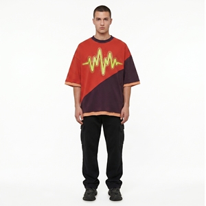 Sudadera Personalizada OEM para Hombre, Premium, Gruesa, Extra Grande, 420 g/m², 100% Algodón, Felpa Francesa, Doble Capa, Ribete en Contraste, Asimétrica - Product Image 1