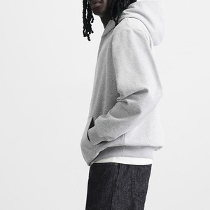Sweat à capuche en polaire pour homme, matière de haute qualité, manches longues, vêtement décontracté avec capuche, couleur unie, logo personnalisé, design 2026 - Product Image 6