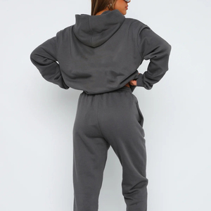 High Quality Custom 2 Piece <b>Pants</b> Sets <b>Women</b> Sweat <b>Suits</b> Sportswear Winter Tracksuits <b>for</b> <b>Women</b> Casual Design - Product Image 3