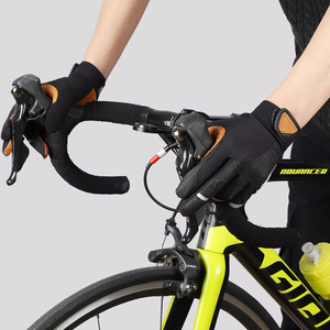 Guantes deportivos para ciclismo, pantalla táctil, bicicleta, guantes de dedo completo, guantes acolchados para bicicleta, protección contra golpes, guantes para montar - Product Image 3