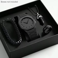 Coffret Cadeau Montre Designer Tendance – Combinaison d'Accessoires de Poignet : Collier, Bracelet, Bague – Fabrication Personnalisée OEM