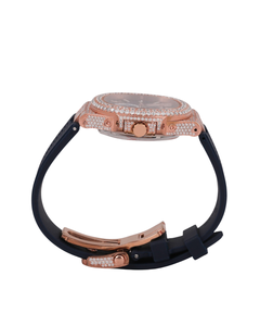 Reloj Moissanite Diamante Corte Redondo D VVS1 con Caja de Acero Estilo Hip Hop Hombres Mujeres-Fabricante Indio De Proveedor Indio - Product Image 2