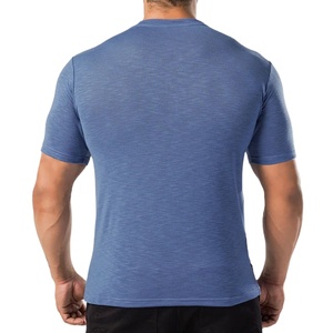 100% Cotton <b>Custom</b> Logo Eco-Friendly Breathable Gym Workout T-<b>Shirt</b> for Men with <b>Compressed</b> <b>Design</b> - Product Image 6