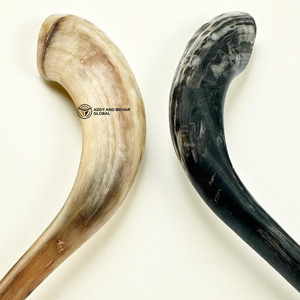 Corne de Shofar de bélier naturel fabriquée à la main Accent décoratif de corne d'animal authentique pour la maison et le décor spirituel - Product Image 4
