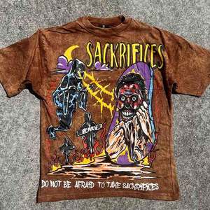 Camiseta de hombre con estampado de algodón 100% personalizado de alta calidad, camisetas de talla grande, camisetas tejidas gráficas para hombre - Product Image 1