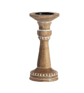 Handicraft Wooden Candle Stand Holder Unique Table Centerpiece for Living <b>Room</b> Elegant Wood Candle Jars Home Decor Other Candle - Product Image 6