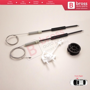 Kit de réparation de lève-vitre BWR263, porte avant droite pour Doblo MK1 MPV Van 119 223 2001-2010 51718403 - Product Image 3