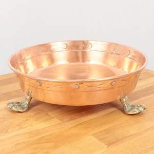 Design fabuleux bol de service de nourriture de ramadan bol en cuivre de grande qualité pour table à manger bol en cuivre décoratif de service de nourriture - Product Image 2