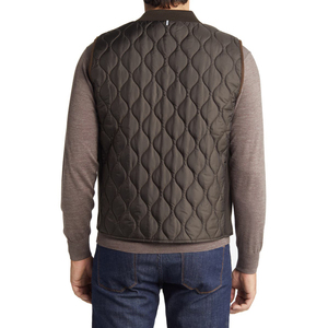 Wholesale Comfortable New Winter Customized High Quality Waterproof Solid Material Puffer <b>Vest</b> for <b>Men</b> - Product Image 1