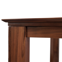 Mobilier de maison OEM mobilier de salle à manger ensemble de table à manger moderne en noyer