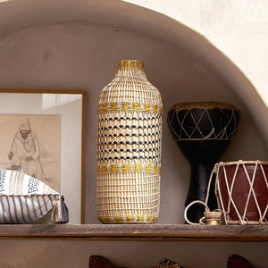 Seagrass Large Floor Home Vase Fabriqué au Vietnam Matériau écologique pour la décoration intérieure et la décoration de la vaisselle En gros - Product Image 5