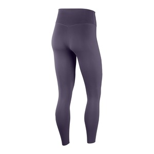 กางเกงโยคะไร้ตะเข็บเอวสูงสำหรับผู้หญิงกางเกงเลคกิ้งออกกำลังกายเอวสูงถึงต้นขาสีพื้นทำจาก ABS - Product Image 3