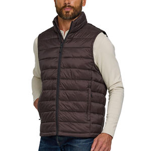 Gilet matelassé pour homme, vente chaude, haute qualité, vêtements d'extérieur décontractés, nouveau design, tailles adultes, polyester respirant, gilet d'hiver personnalisé - Product Image 4