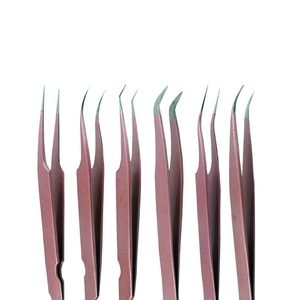 Ensemble de pinces à cils à pointe de diamant de 6 pièces de vente chaude pointe droite de haute qualité directement de l'usine! Disponible dès maintenant! - Product Image 5
