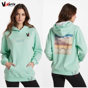 Sudadera con Capucha de Forro Polar Cortado Personalizado por el Fabricante, Sudadera de Invierno de Alta Calidad, Unisex, Gruesa, Transpirable, de Secado Rápido, con Bolsillo - Product Image 6