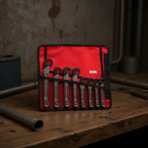 Jeu de clés à cliquet 8 pièces pour connecteurs, produit USAG - Product Image 3