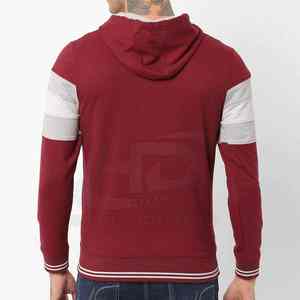 Haute qualité hiver hommes 100% coton haut sérigraphié à capuche grande taille mode vêtements personnalisés broderie Logo en gros - Product Image 5