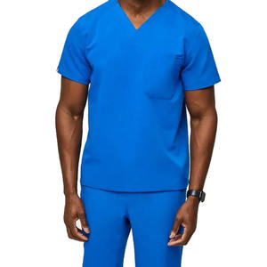 Scrubs pour infirmières hospitalières de qualité supérieure en polyester tricoté disponible dans toutes les couleurs et tailles faciles à porter en gros - Product Image 1