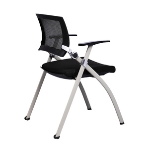 Bambi 01 BFGX002 Folding Office <b>Chair</b> Lift Style with Adjustable Height Mesh Backrest <b>Padded</b> Cushion Made of Foam Fabric PP - Product Image 5