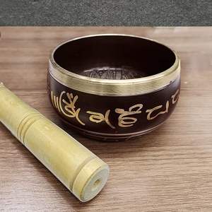 ชามร้องเพลงดีไซน์แบบโบราณทำจากทองเหลืองล้วนมีหลายสีดีไซน์รูปทรง - Product Image 4