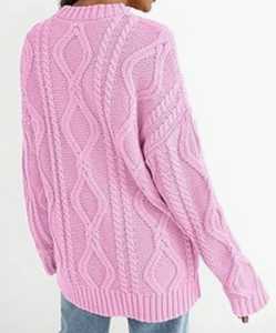 Chandails à col rond en tricot surdimensionnés personnalisés à la mode Queen pour femmes - Product Image 4