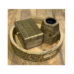 Marvelous Design Wood Islamic Work Incense <b>Bakhoor</b> <b>Burner</b> With Bestest Quality Customized Size <b>Bakhoor</b> Buner Set - Product Image 4