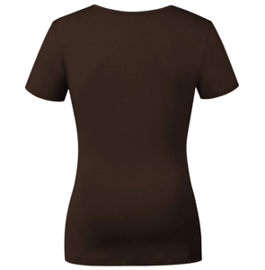 Camisetas de mujer de algodón 100% de marca de diseño de alta calidad, camisetas con logotipo estampado de pantalla personalizado de verano para mujer - Product Image 2