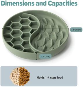 Tapis de léchage en silicone pour chien et chat pour animaux de compagnie jouet à alimentation lente soulage le stress favorise une alimentation saine sûr durable et facile à laver - Product Image 5