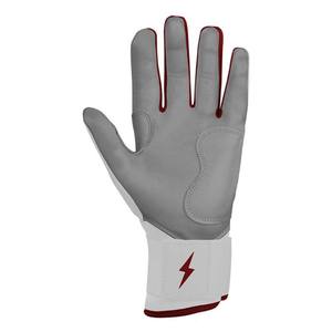 Guantes de béisbol de piel de oveja de cuero personalizados de alta calidad Guantes de bateo profesionales OEM con alto agarre Venta caliente - Product Image 6