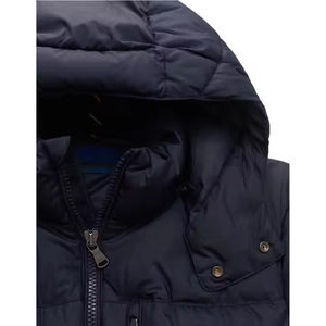 Veste bouffante personnalisée de qualité supérieure pour hommes avec sweats à capuche manteaux bleus pour hommes veste en duvet streetwear imperméable de haute qualité - Product Image 3