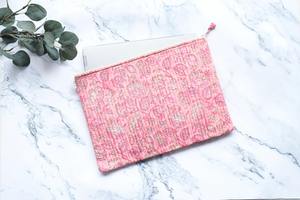 Waterproof Durable Lightweight Quilted Business <b>Laptop</b> Sleeves with Vintage for Floral Print 13" 15" <b>17</b>"-Modern Simple Design - Product Image 4