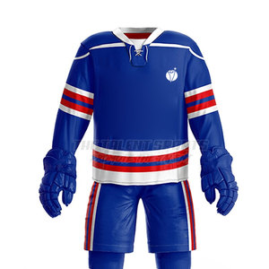 Meilleures ventes, prix d'usine, uniforme de hockey sur glace de haute qualité, respirant, séchage rapide, personnalisable, toucher doux, 100% polyester, adultes - Product Image 5
