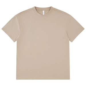 Haute qualité 300gsm personnalisé imprimé hommes poids lourd surdimensionné coton T-Shirt goutte épaule longue vierge avec motif de lettre - Product Image 1
