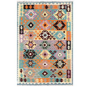 Alfombras Imaco Maimana, Alfombra Kilim Afgana, 248 x 164 cm, Alfombras y Juegos de Alfombras Tradicionales Afganas - Product Image 1