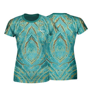 EE. UU. Tamaño Unisex Algodón Sensación Camisetas de manga corta Venta al por mayor Unisex 100% Poliéster Liso Sublimación en blanco Camiseta personalizada Unisex. - Product Image 4