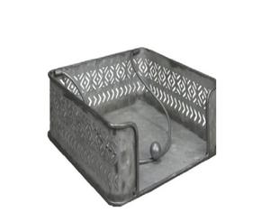 Servilletero hecho a mano al por mayor, servilletero de barco de vela, barra con bisagras abatible de Metal rústico negro, soporte de tejido cuadrado hecho a mano para mesa - Product Image 4