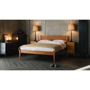 Marco de cama minimalista artesanal-Madera de Indonesia - Product Image 1