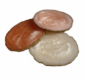 แผ่นรองแก้วเรซิ่นตกแต่งแบบคลาสสิก เป็นมิตรกับสิ่งแวดล้อม ลายหินอ่อน สำหรับตกแต่งโต๊ะที่บ้าน สำนักงาน และโรงแรมอย่างมีสไตล์ - Product Image 2